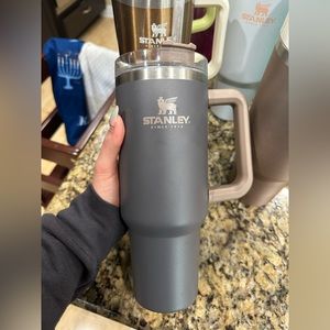 Stanley cup in dark coal